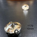 نگین چتری سایز 10 مم طلایی  کد:   1170