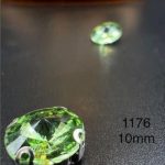 نگین چتری سایز 10 مم سبز روشن کد:  1176