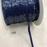 پولک 4 مم متری سرمه ای       0118