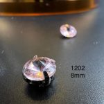 نگین چتری سایز 8 مم صورتی کد:  1202