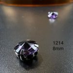 نگین چتری سایز 8 مم بنفش ویولت کد:   1214