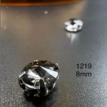 نگین چتری سایز 8 مم دودی کد:   1219