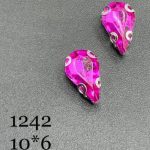 نگین  قطره سرخابی به ابعاد 6*10 کد:   1242