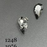 نگین  قطره دودی به ابعاد 6*10 کد: 1248