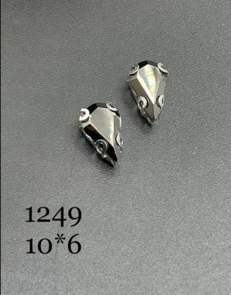 نگین  قطره هماتیت به ابعاد 6*10  کد:   1249 - Image 1