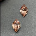 نگین حلزونی به ابعاد 14*10 هلویی کد: 1301