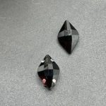 نگین حلزونی به ابعاد 14*10 مشکی کد:  1311