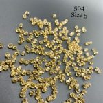 کریستال های کپی سایز 5  طلایی کد: 1504
