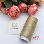 نخ ابریشم سایز 2 کرم قهوه ای 155       2154