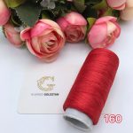 نخ ابریشم سایز 2 قرمز 160       2159