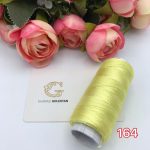 نخ ابریشم سایز 2 زرد روشن 164       2163
