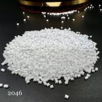 ملیله شکسته FGB  سایز 11 سفید مات کد: 2046