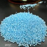 ملیله شکسته FGB  سایز 11آبی روشن مات کد: 2057