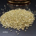 ملیله شکسته FGB  سایز 11 طلایی متالیک 2 کد: 2062