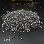 ملیله شکسته FGB  سایز 11 دودی شیشه ای کد: 2073