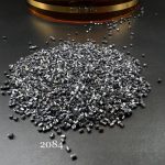 ملیله شکسته FGB  سایز 11 مشکی متالیک کد: 2084