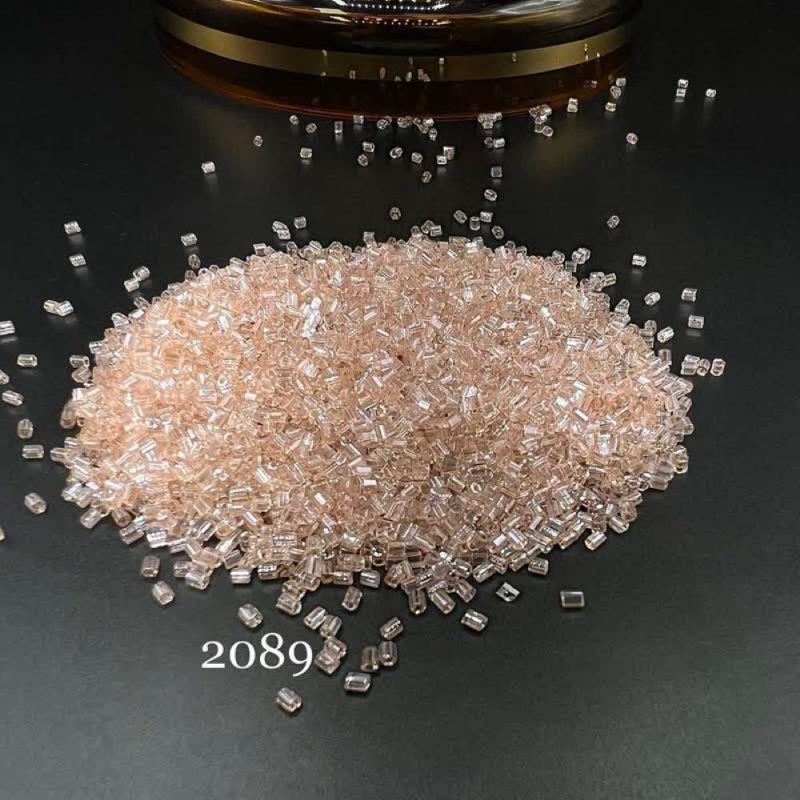 ملیله شکسته FGB  سایز 11 گلبهی شیشه ای کد: 2089 - Image 1