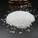 ملیله شکسته FGB  سایز 11 سفید صدفی براق کد: 2094