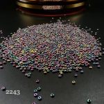 منجوق FGB سایز 11 هفت رنگ متالیک 2243