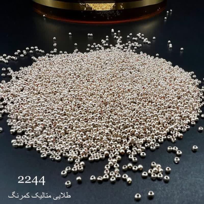 منجوق FGB سایز 11 طلایی روشن متالیک 2244 - Image 1