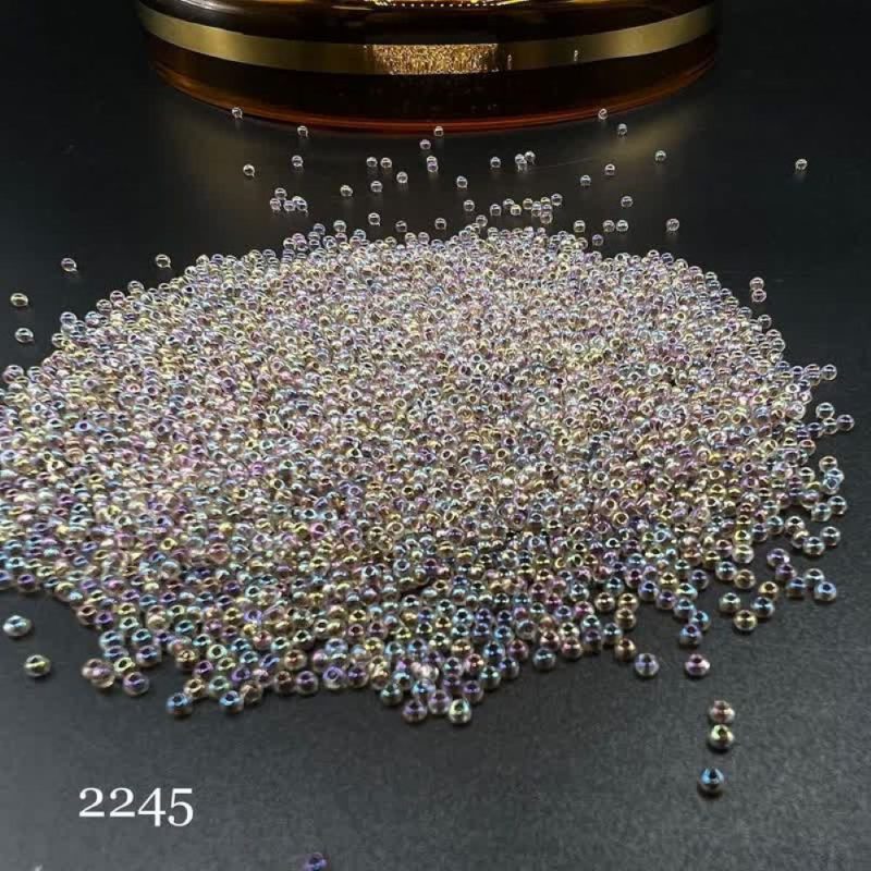 منجوق FGB سایز 11 هفت رنگ شیشه ای روشن 2245 - Image 1
