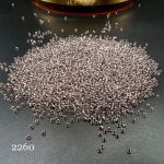 منجوق FGB سایز 11 بنفش شیشه ای وسط نقره ای 2260