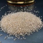 منجوق FGB سایز 11 رزگلد وسط نقره ای کد: 2272