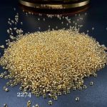 منجوق FGB سایز 11 طلایی تیره کد: 2274