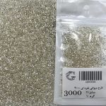 منجوق طرح میوکی سایز 11 نقره ای       3000