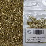 منجوق طرح میوکی سایز 11 طلایی آنتیک       3007