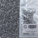 منجوق طرح میوکی سایز 11 نقره ای مات       3021