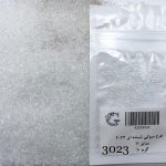 منجوق طرح میوکی سایز 11 شیشه ای       3023