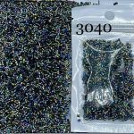 منجوق طرح میوکی سایز 11 سرمه ای 7 رنگ       3040