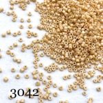 منجوق طرح میوکی سایز 11 شیری  کد:  3042