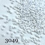 منجوق طرح میوکی سایز 11 سفید 3  کد:  3049