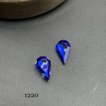 نگین  قطره آبی کاربنی به ابعاد 13*8 کد: 31220