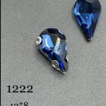 نگین قطره رنگ سورمه ای به ابعاد  8*13 کد:   31222