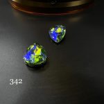 اشک سبز ابی روشن هفت رنگ ابعاد 18*25  342