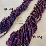 کریستال اشک تخت سایز 4 بنفش متالیک       4024