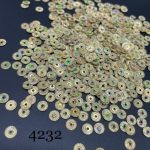 پولک 5 مم چرخدنده ایی طلایی روشن اکلیلی کد:   4232