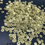 پولک 5 مم چرخدنده ایی طلایی کد: 4234