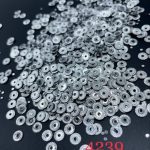 پولک 5 مم چرخدنده ایی نقره ایی کد:  4239