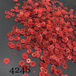 پولک 5 مم چرخدنده ایی قرمز براق کد:  4248