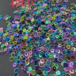 پولک 5 مم چرخدنده ایی مشکی هفت رنگ کد: 4260