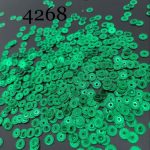 پولک 5 مم چرخدنده ایی سبز زمردی کد:  4268