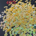 پولک 5 مم چرخدنده ایی نارنجی روشن هفت رنگ کد : 4272