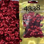 پولک گل کاسه ای 7 مم قرمز براق       4338