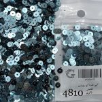 پولک 5 مم  آبی نقره ای روشن براق       4810