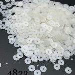 پولک 5 مم  اف وایت مات شیشه ای       4823