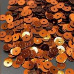 پولک 5 مم آجری روشن  براق       4829